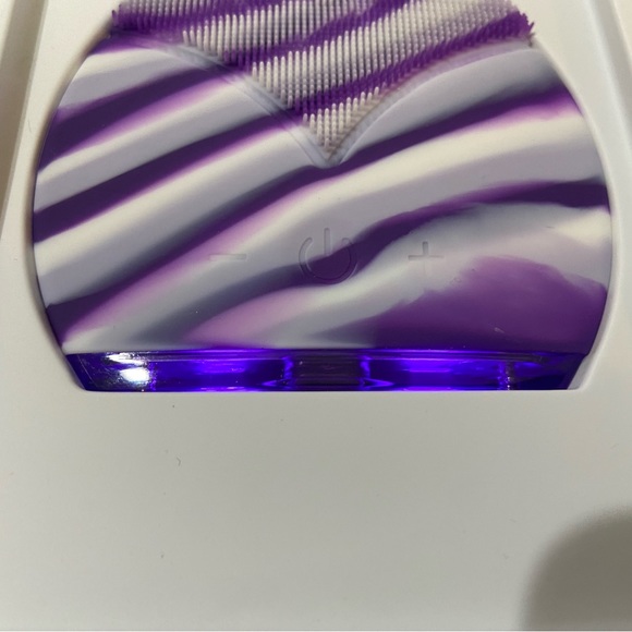 POP SONIC LEAF Sonic Facial Cleansing Device Purple Marble Cordless OPEN Box - Picture 8 of 8